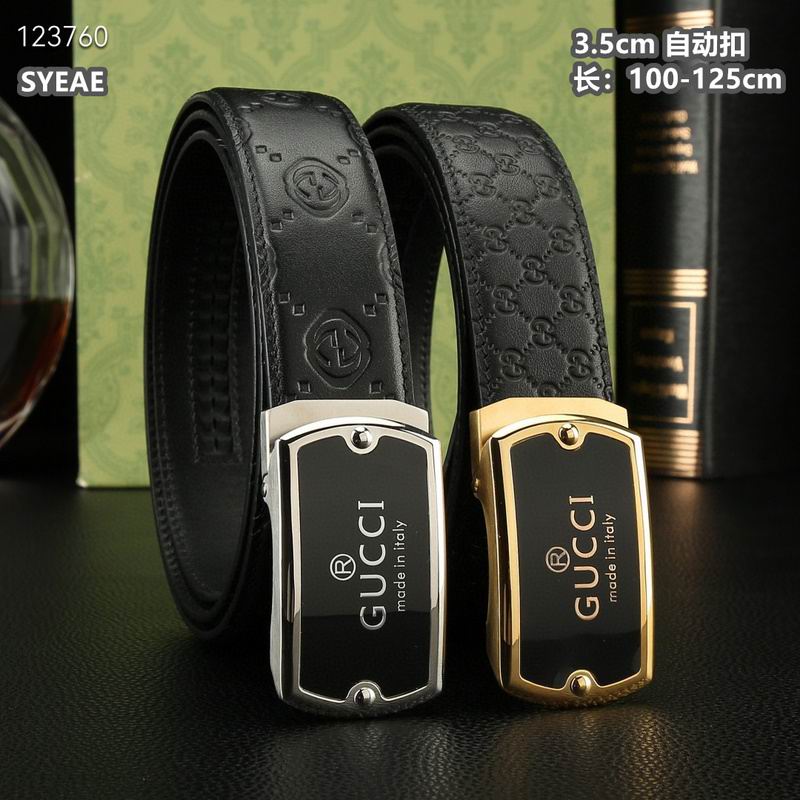 Gucci belt 35mmX100-125cm 8L50